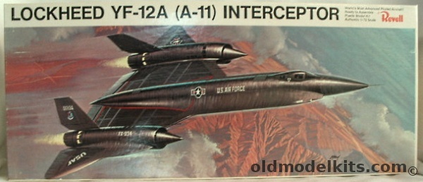 Revell 1/72 Lockheed YF-12A (A-11) Interceptor, H206-200 plastic model kit